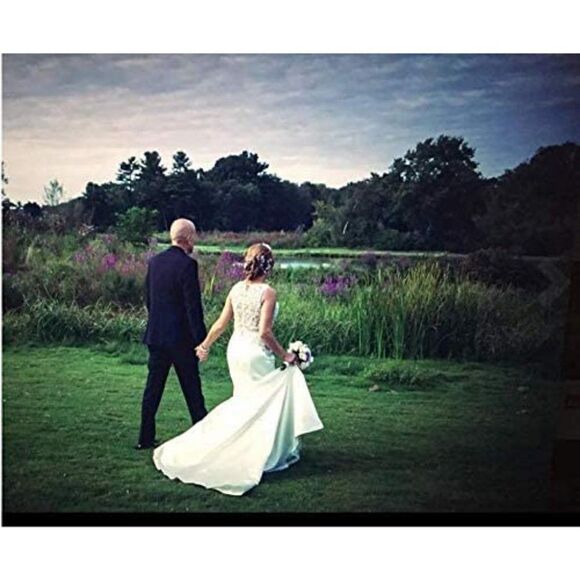 Bridal Hair Bands Crystals Wedding Headpieces, 20 Inches Pearl and Crystal Vine - Picture 4 of 9